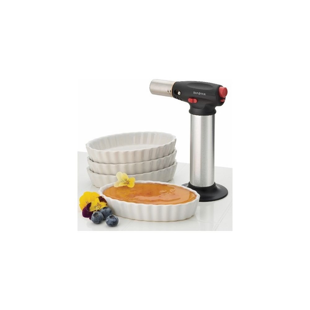 Creme Brulee Set - Culinary Torch and Oval Ramekins - 53489 | BonJour |  Everything Kitchens