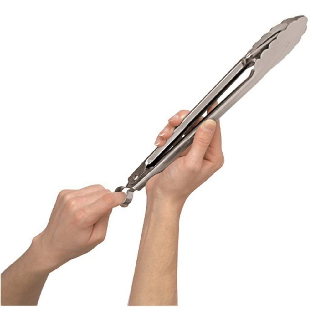 Cuisipro 16 Stainless Steel Locking Tongs