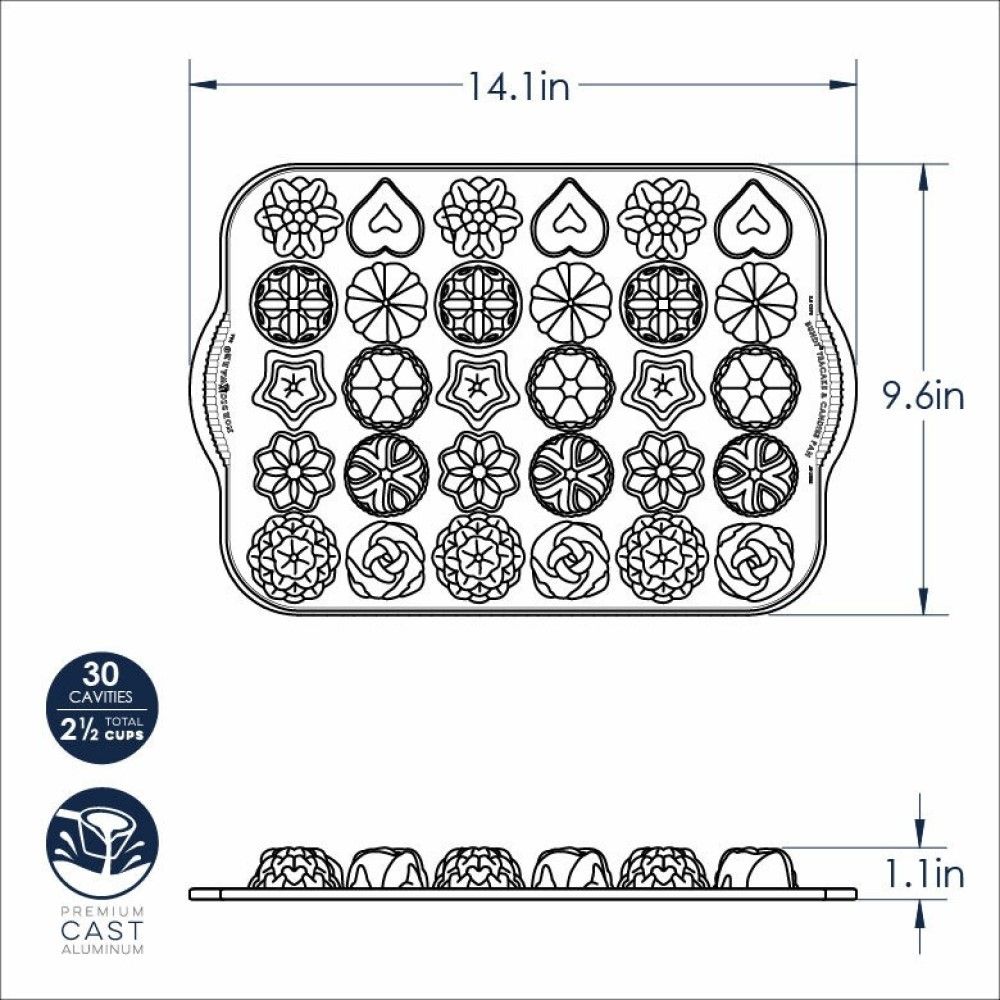 Bundt Tea Cakes & Candies Pan | Nordic Ware | Everything