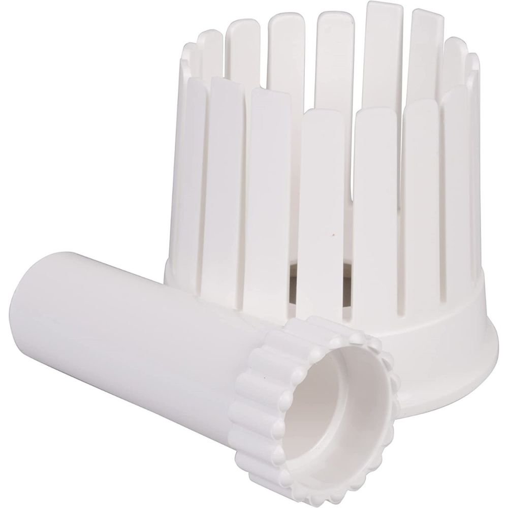 Norpro Blooming Onion Blossom Maker, White, Fry Slicer & Core Remover 2-Pack