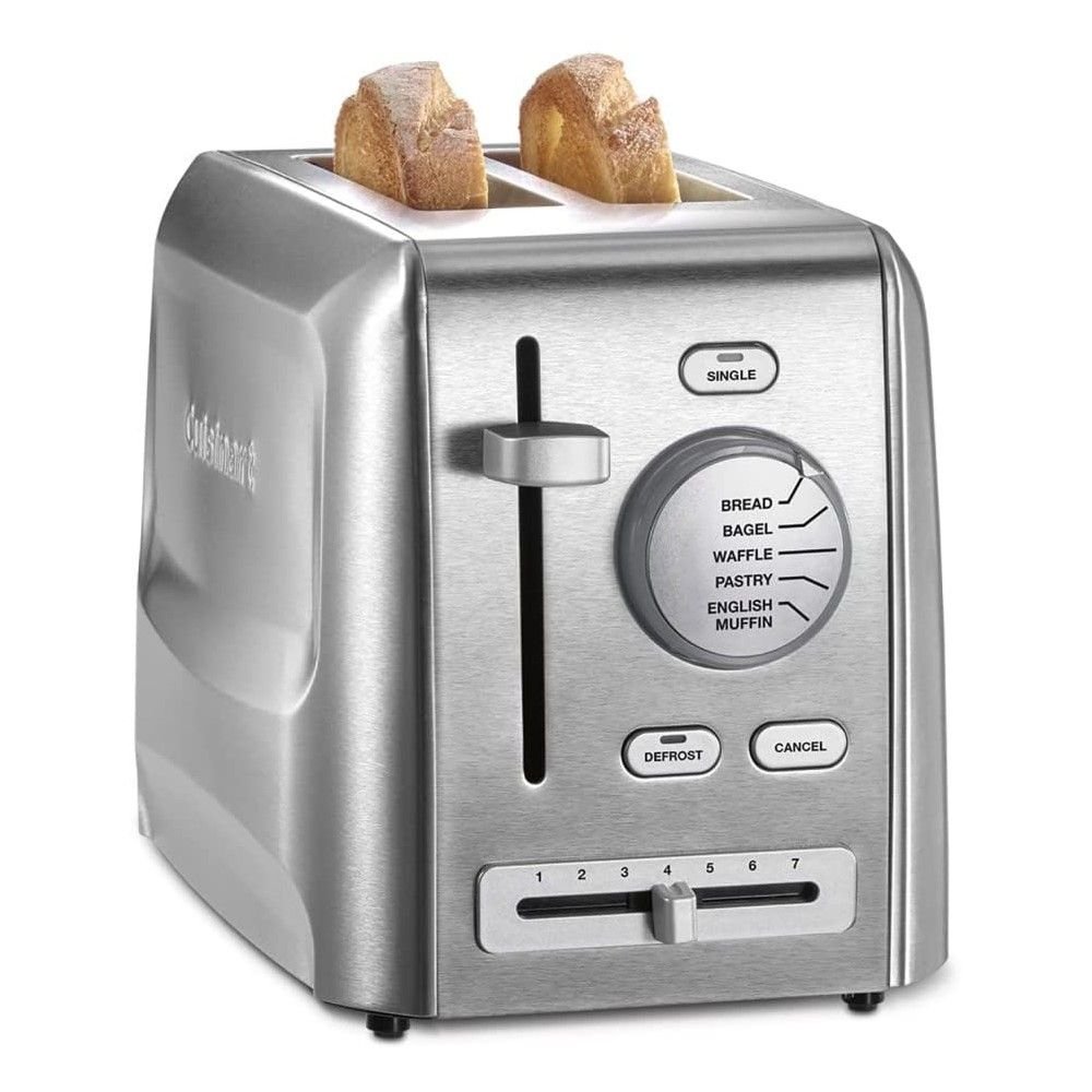 Precision Select 2-Slice Toaster, Silver Bread Maker Breakfast