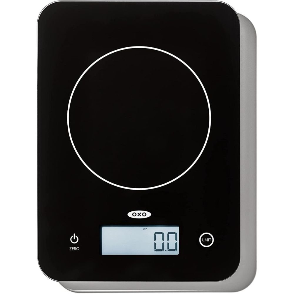 Electronic Kitchen Scale with Jug, 5kg Capacity, Silver