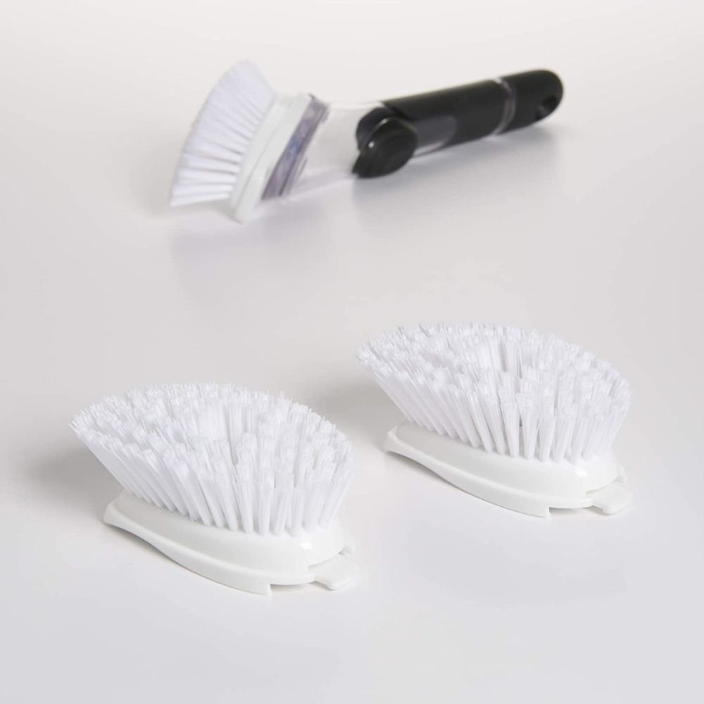 OXO SteeL Soap Dispensing Palm Brush Refills, 2-Pack 