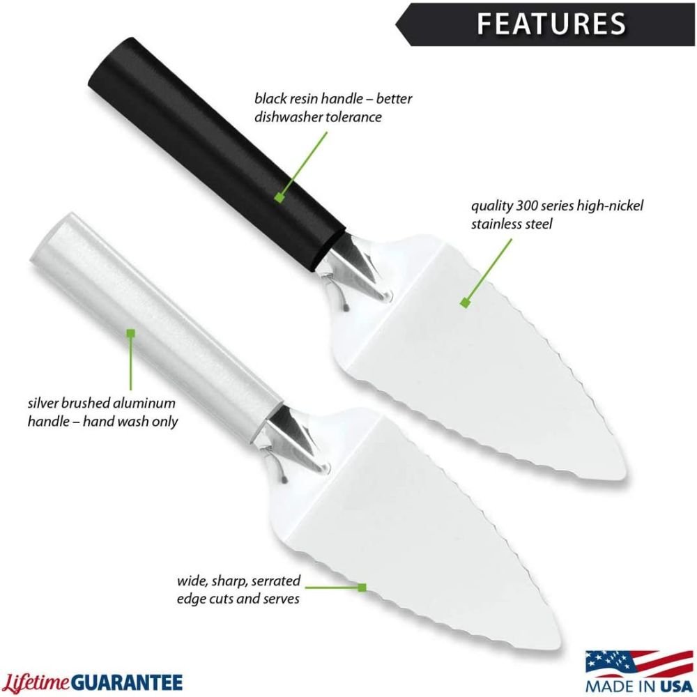 Rada Cutlery Serrated Steak Knife, Stainless Steel Knives for Effortlessly  Cutting Meat, with Durable Resin Handle