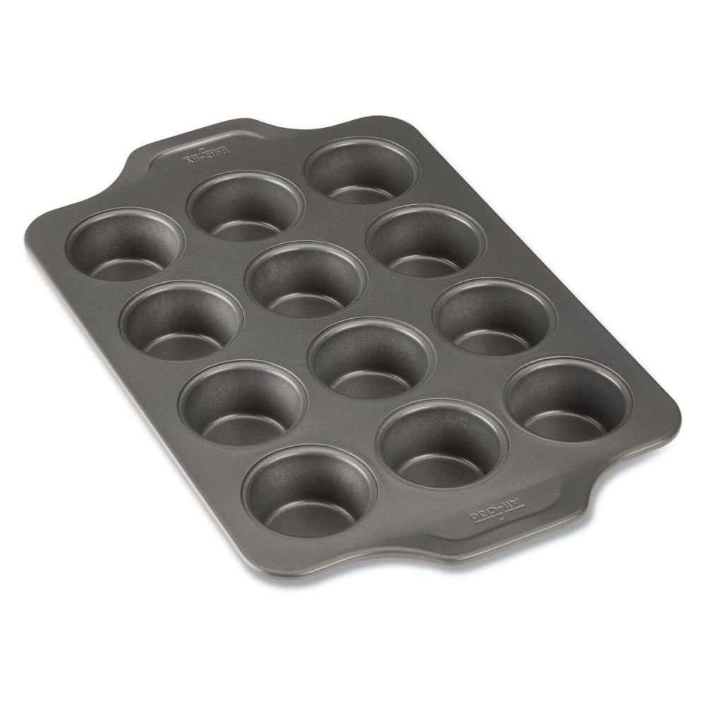 USA Pan Bakeware Muffin Pan, 12-Well, Set of 2, Aluminized Steel