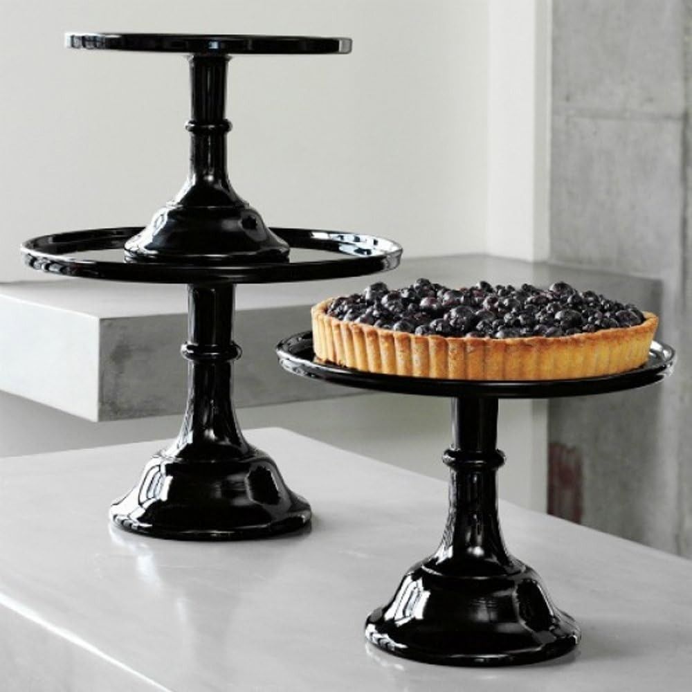 6 Cake Plate Black Raspberry Mosser Glass Everything Kitchens