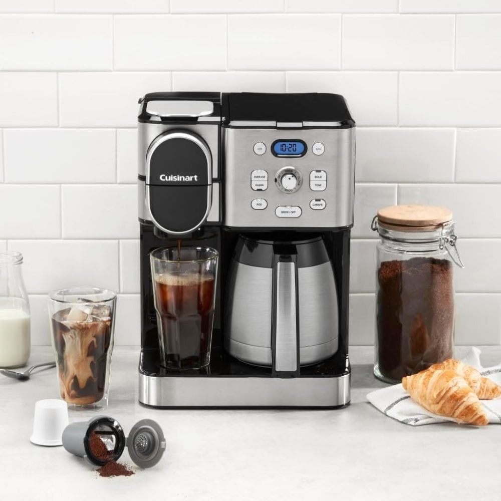 Cuisinart 10-Cup Single Serve/Over Ice Thermal Carafe Coffeemaker