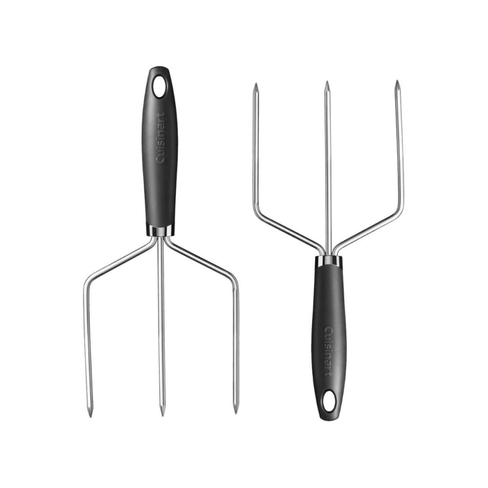 Cuisinart CTG-01 Set Di Utensili Da Cucina In Nylon – Manico Curvo Ergonomico, Colore Nero, Antiaderente