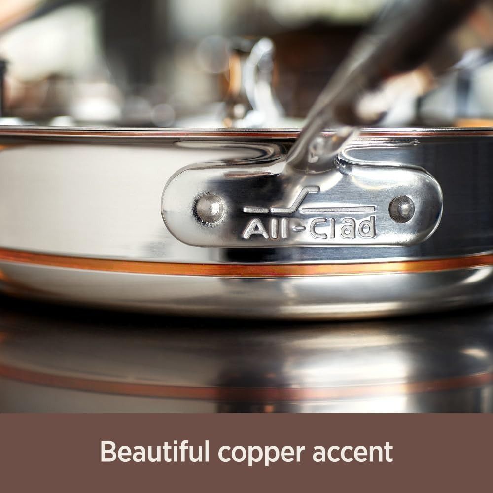 All-Clad オールクラッド Copper Core 4Qt 高級調理器具 All-Clad Copper Core Saucepan - 4-quart – Cutlery and More