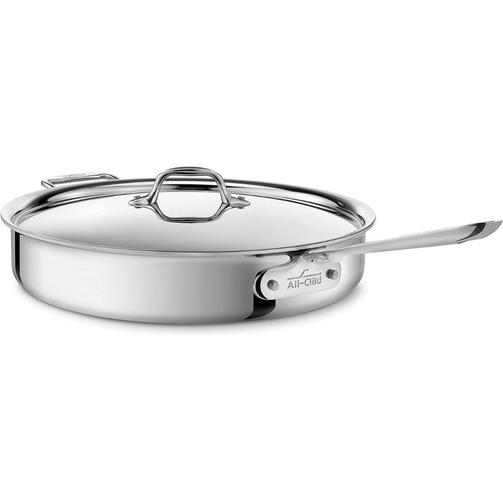 D3 Stainless 3-ply Bonded Cookware 10 inch Skillet with Lid