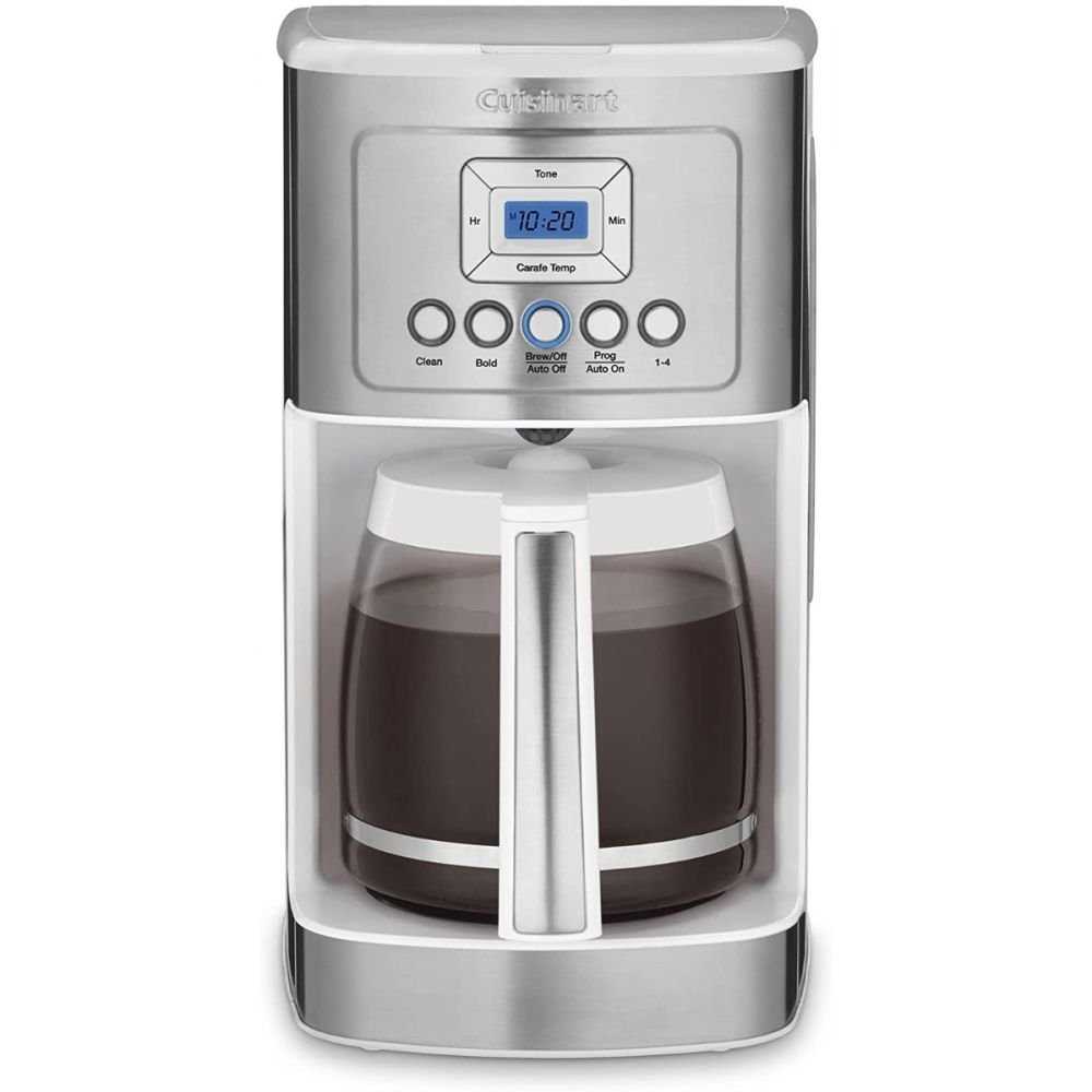 Cuisinart White 14 Cup Programmable Coffee Maker (DCC-3200W)