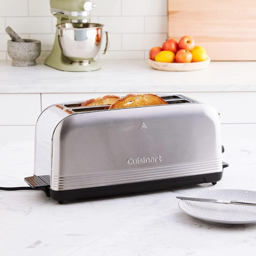 Stainless Steel 2 Slice Long Slot Toaster Cuisinart Everything Kitchens