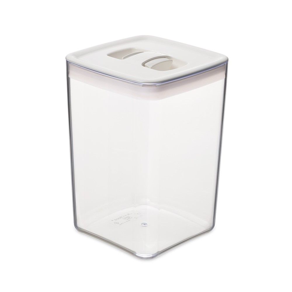 Food Storage Container - Stacking Cube 4.5 Qt. White | Click Clack