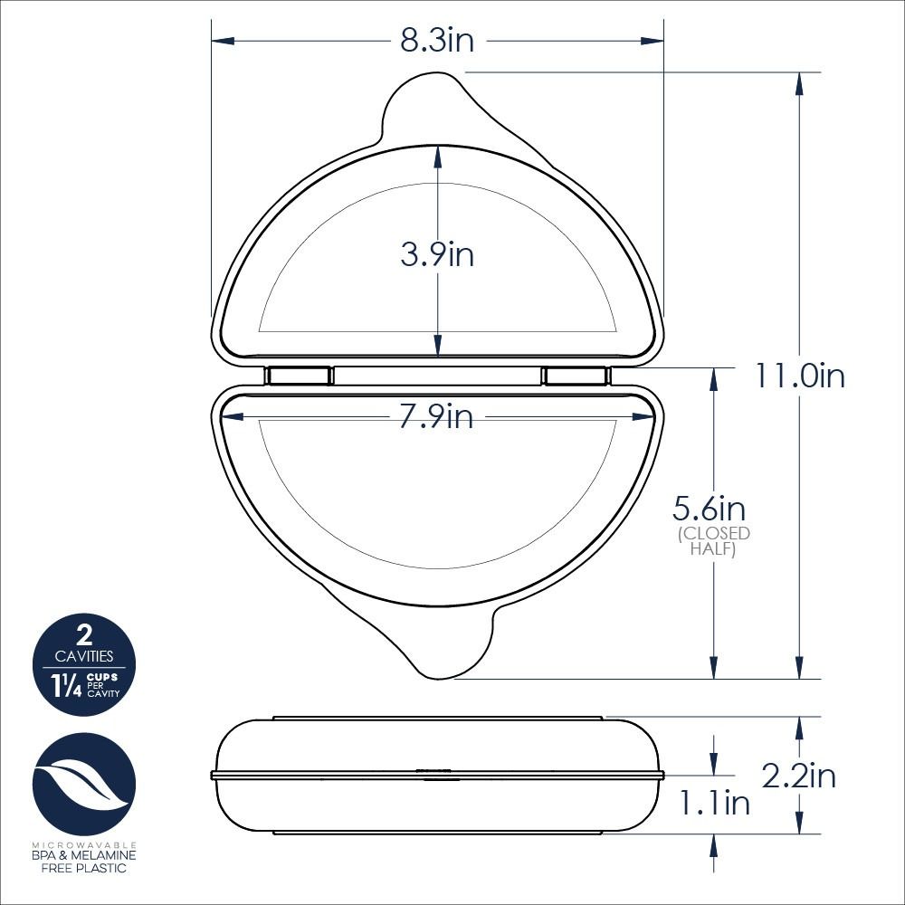 Nordic ware microwave omelet pan shop