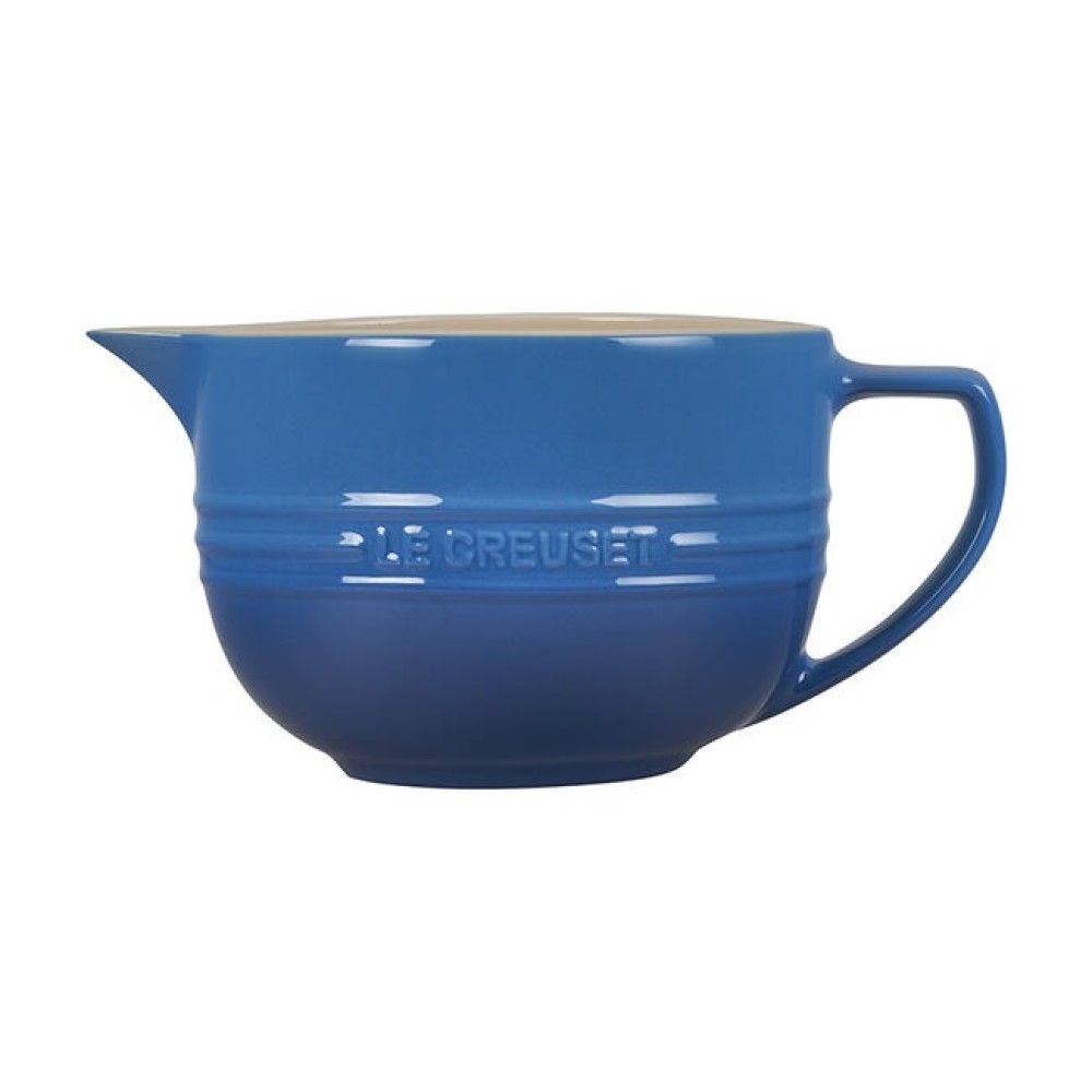 FAIENCERIE DE CHAROLLES フランス製陶器皿セット【ブルー】 3.25 Quart Signature Batter Bowl (Marseille) | Le Creuset