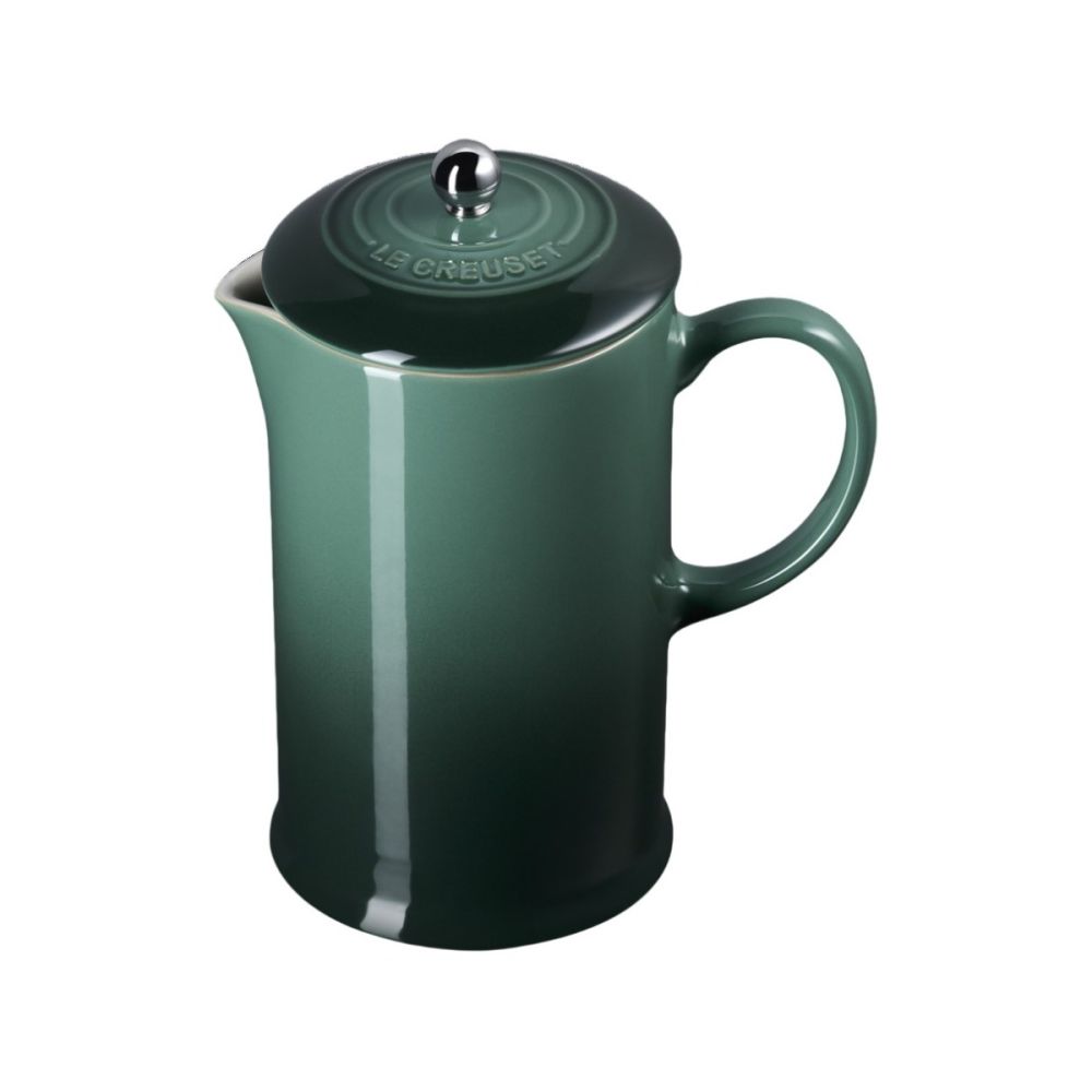 34oz Stoneware Ceramic French Press (Artichaut) | Le Creuset