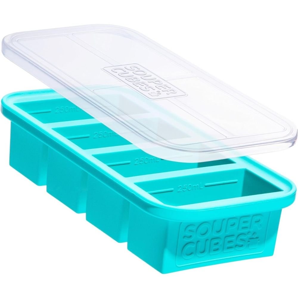  Souper Cubes 2 Tbsp Silicone Freezer Tray With Lid