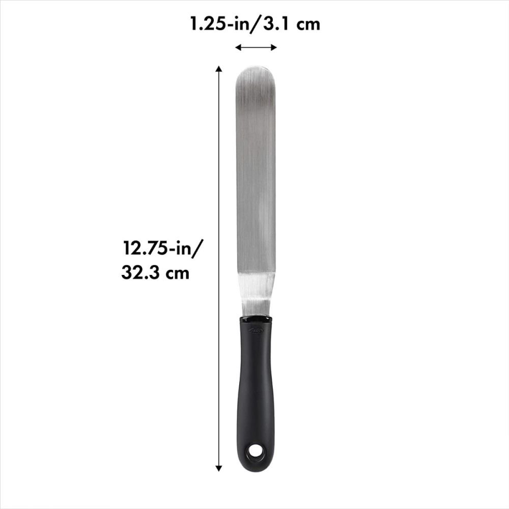 OXO Stainless Steel Icing Knife Set, Black - 2-Piece