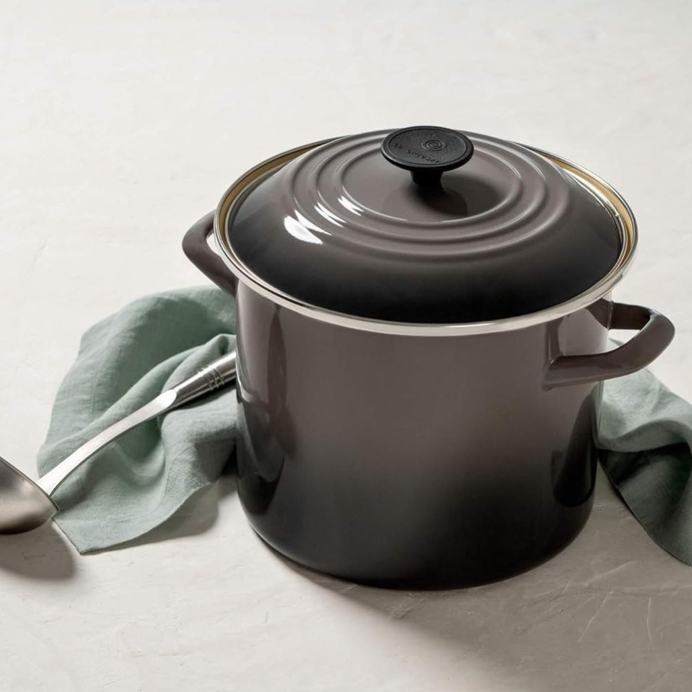 8 Qt. Stock Pot (Oyster Grey) | Le Creuset | Everything Kitchens