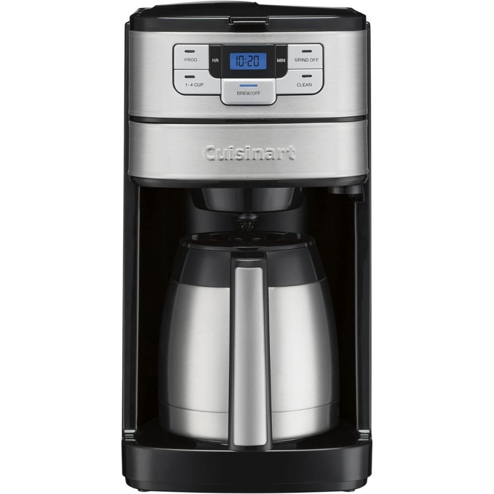 10-Cup Automatic Grind Brew Coffeemaker with Thermal Carafe