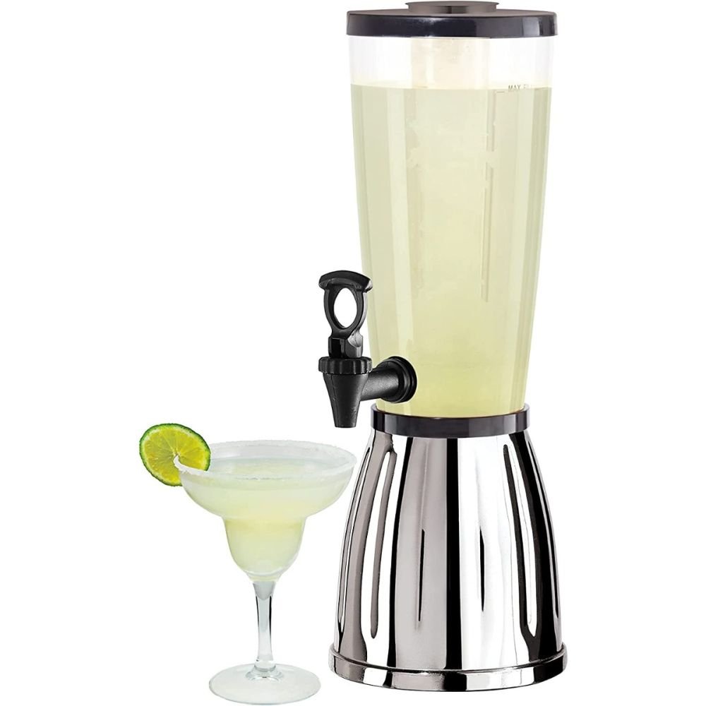 84oz Drink Dispenser for Parties Juice Container Beverage Dispenser with 4  Cups
