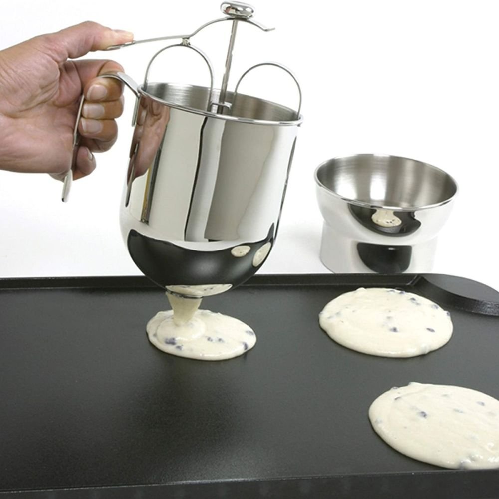 Pancake Dough Dispenser Stainless Steel Batter Dispenser Pastry Tools for  Baking Cake Waffles Gadgets Kitchen Accessories