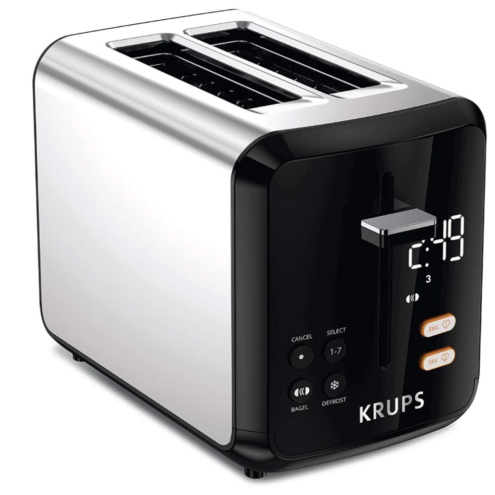 Stainless Steel 2-Slice My Memory Digital Toaster, Krups