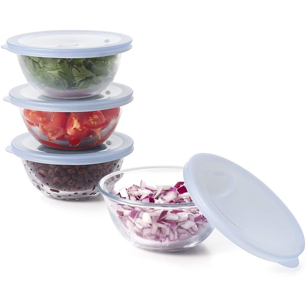 OXO Good Grips 9 Piece Compact Nesting Bowls & Colanders Stacking