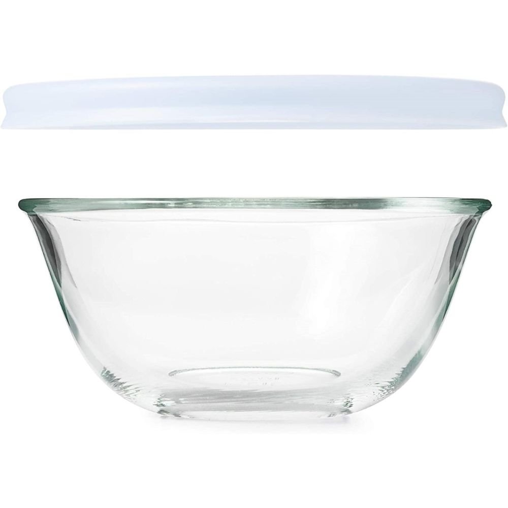 OXO Good Grips 3-Piece Clear Glass Mixing Bowl Set