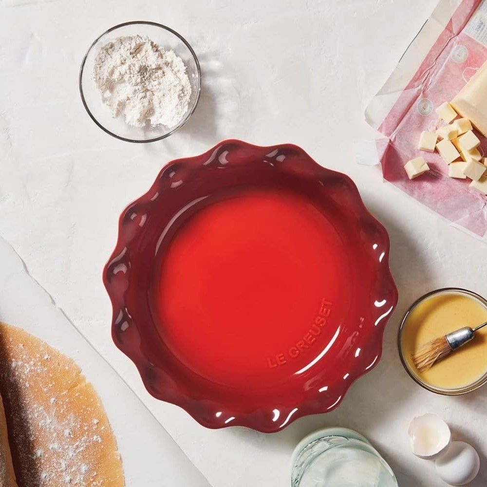 Heritage 4-Piece Stoneware Bakeware Set (Cerise) | Le Creuset