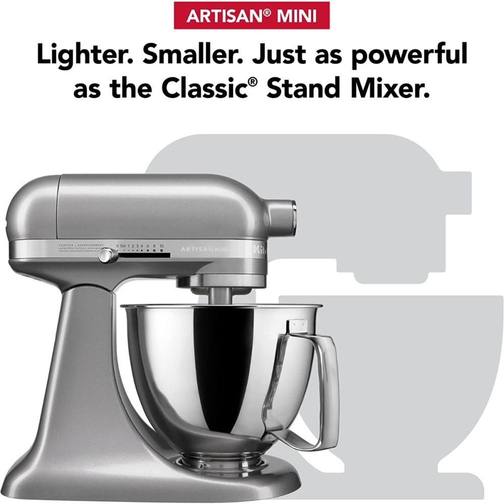 3.5-Quart Artisan Mini Plus Stand Mixer (Contour Silver