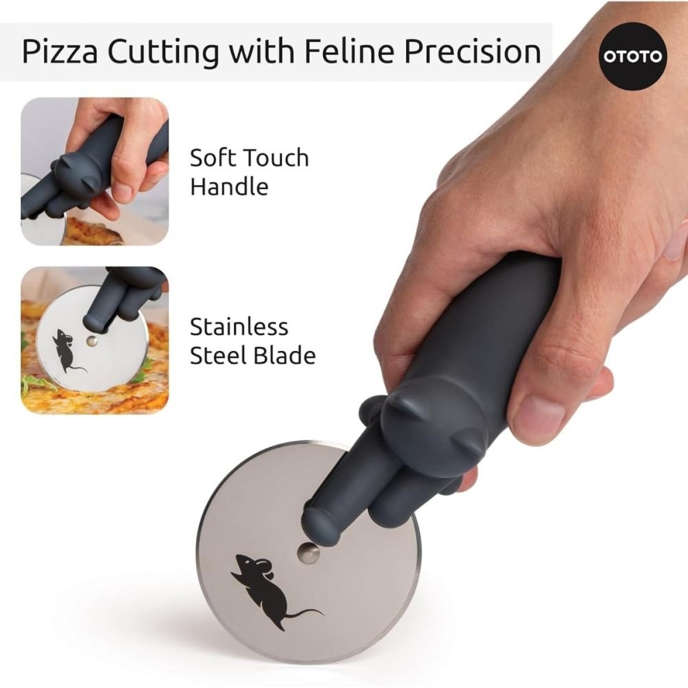 Soft Touch Pizza Cutter - Stainless Steel - Cuisinart