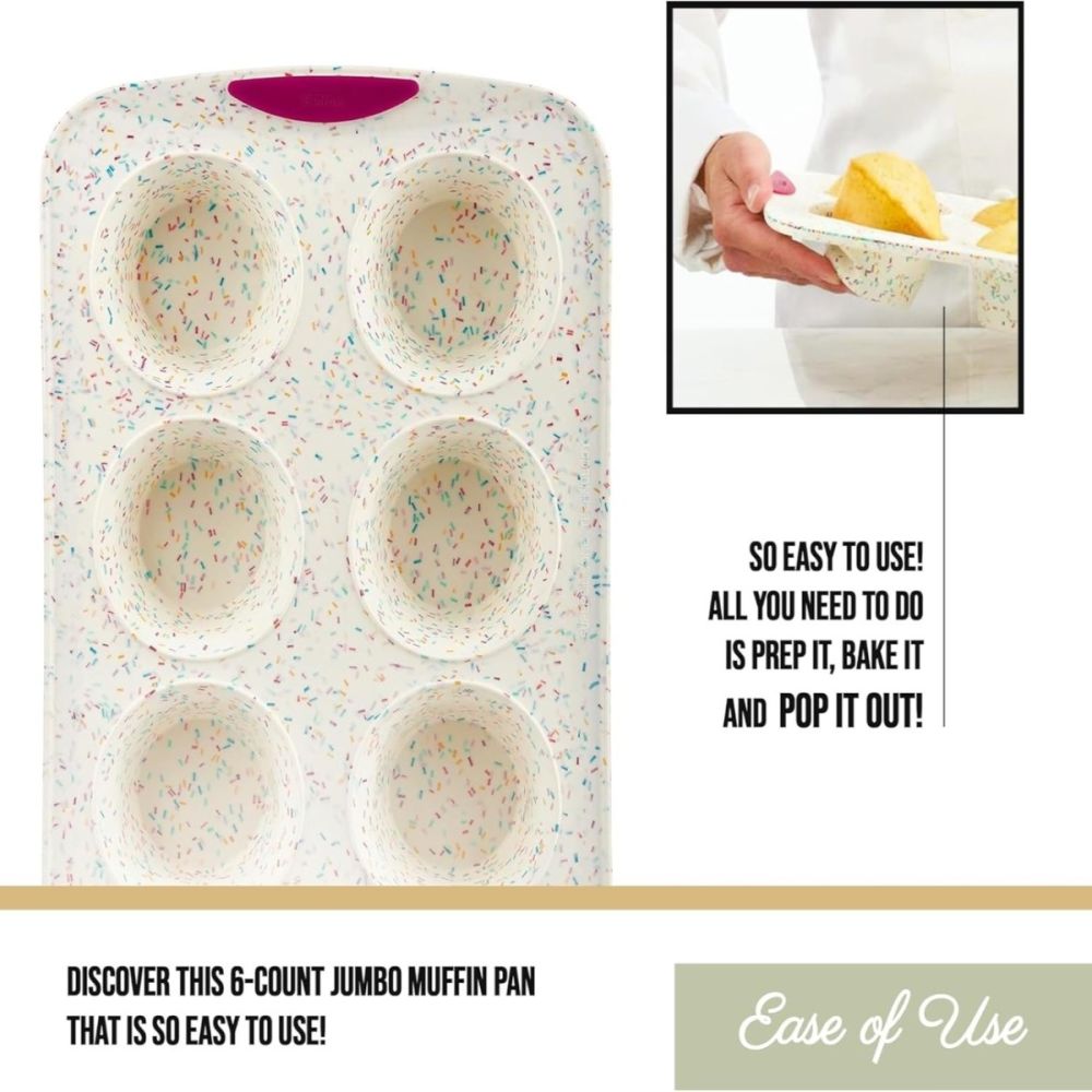 Trudeau Confetti Jumbo Muffin Pan - Thumbnail 5