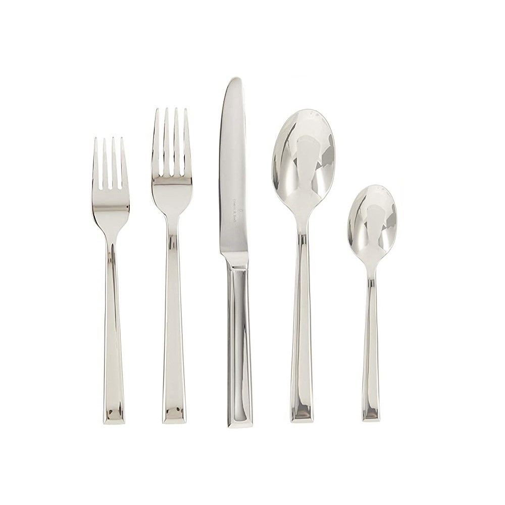 Villeroy & Boch Mademoiselle Cutlery Set 30 Pieces, Stainless Steel, Silver