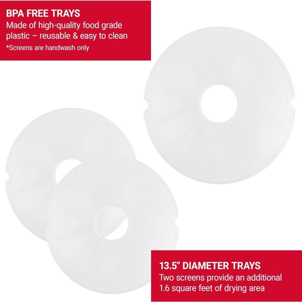 NESCO Dehydrator "Clean a Screen" 2-Pack | 13.5"