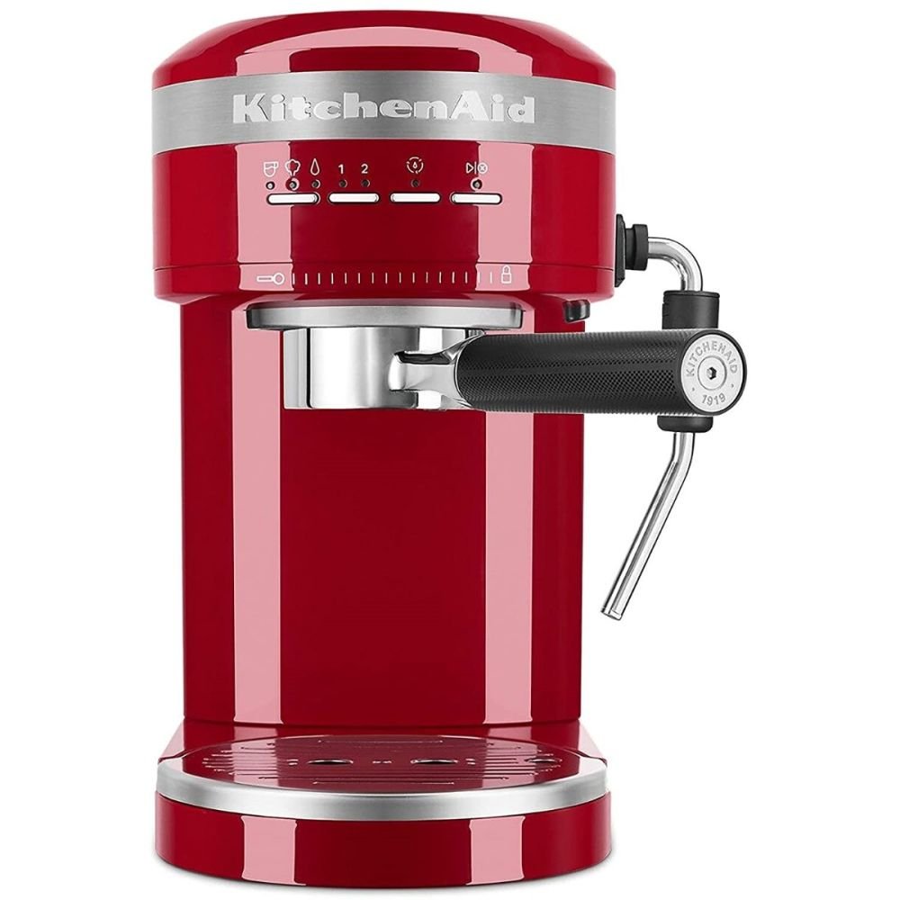 Semi Auto Metal Espresso Maker (Brushed Stainless Steel