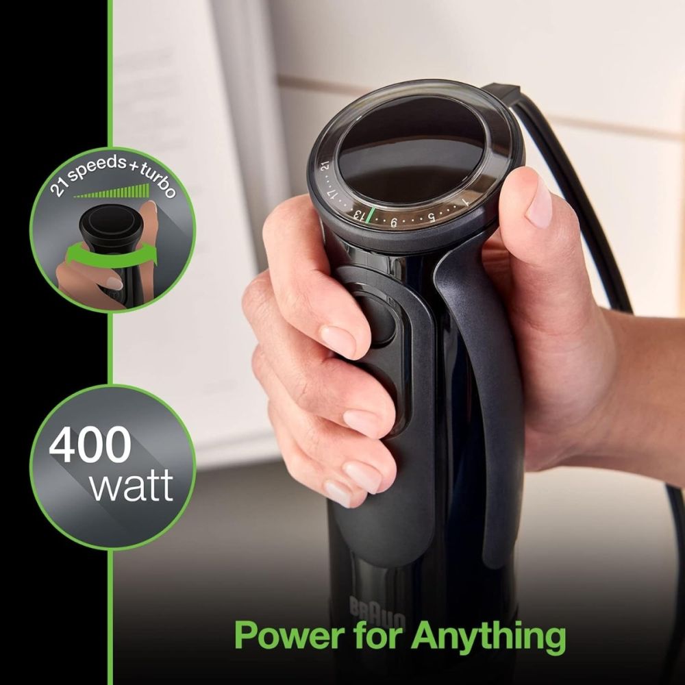 Black Multiquick 5 Vario Hand Blender | Braun | Everything Kitchens