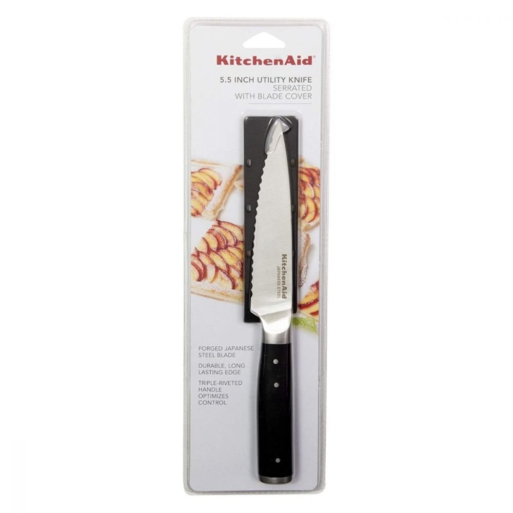 KitchenAid 8 inch Gourmet Stainless Steel Bread Knife Sheath 