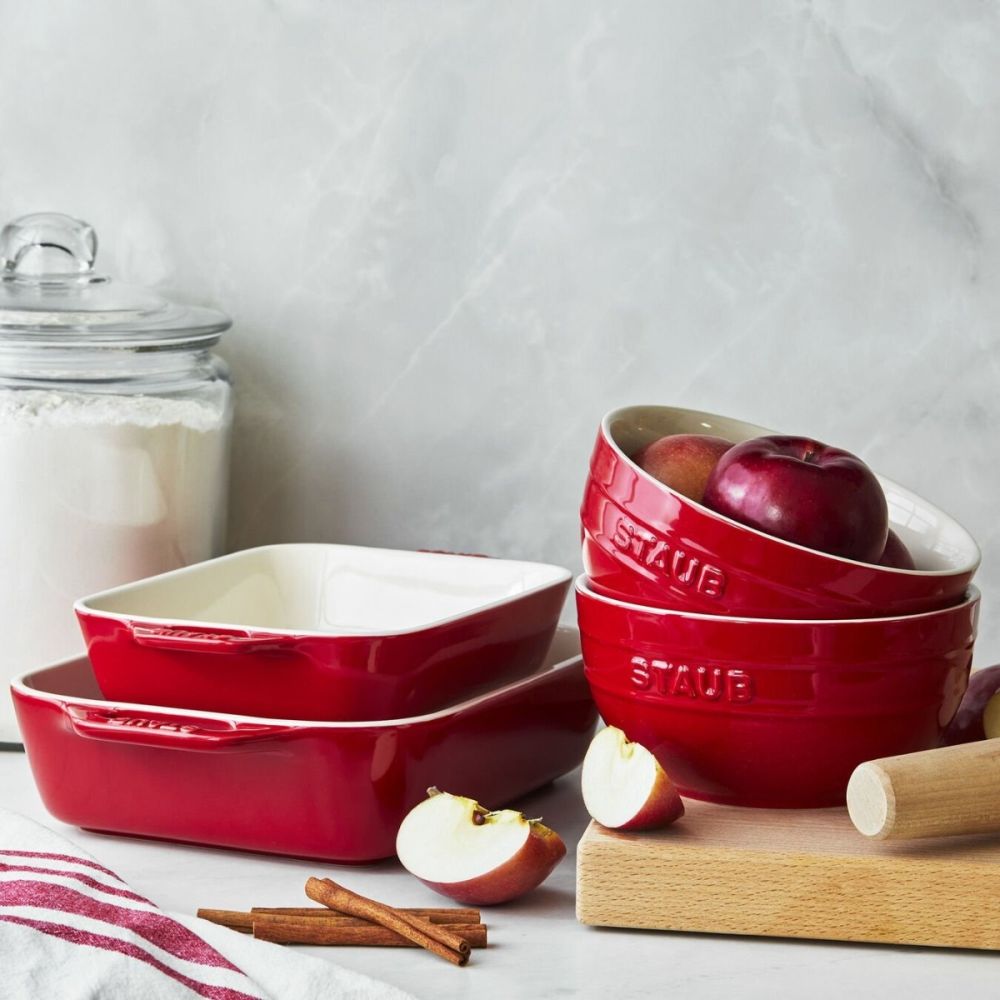 STAUB CERAMIC BOWL 17cm 14cm 4個セット STAUB CERAMIC BOWL 17cm 14cm 4個セット