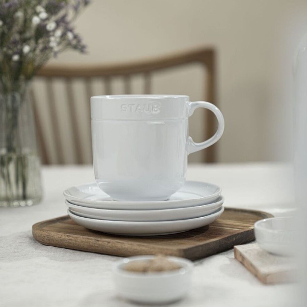 16oz Mugs (Set of 4) White | Staub | Everything Kitchens
