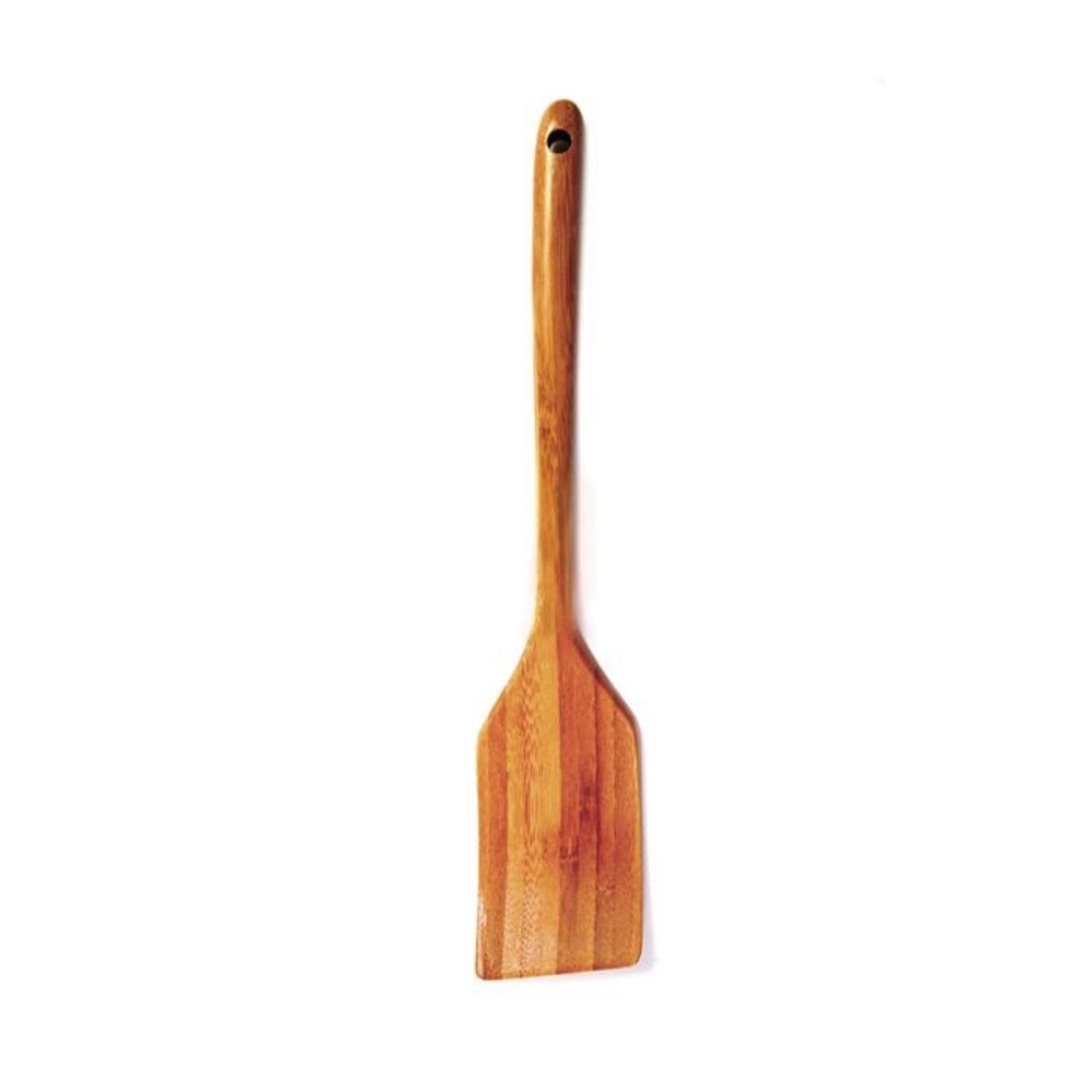 Curved Spatula/Paddle w/ Hole- Pack of 5 - Cooking and Serving Utensils -  Small Bamboo-ware