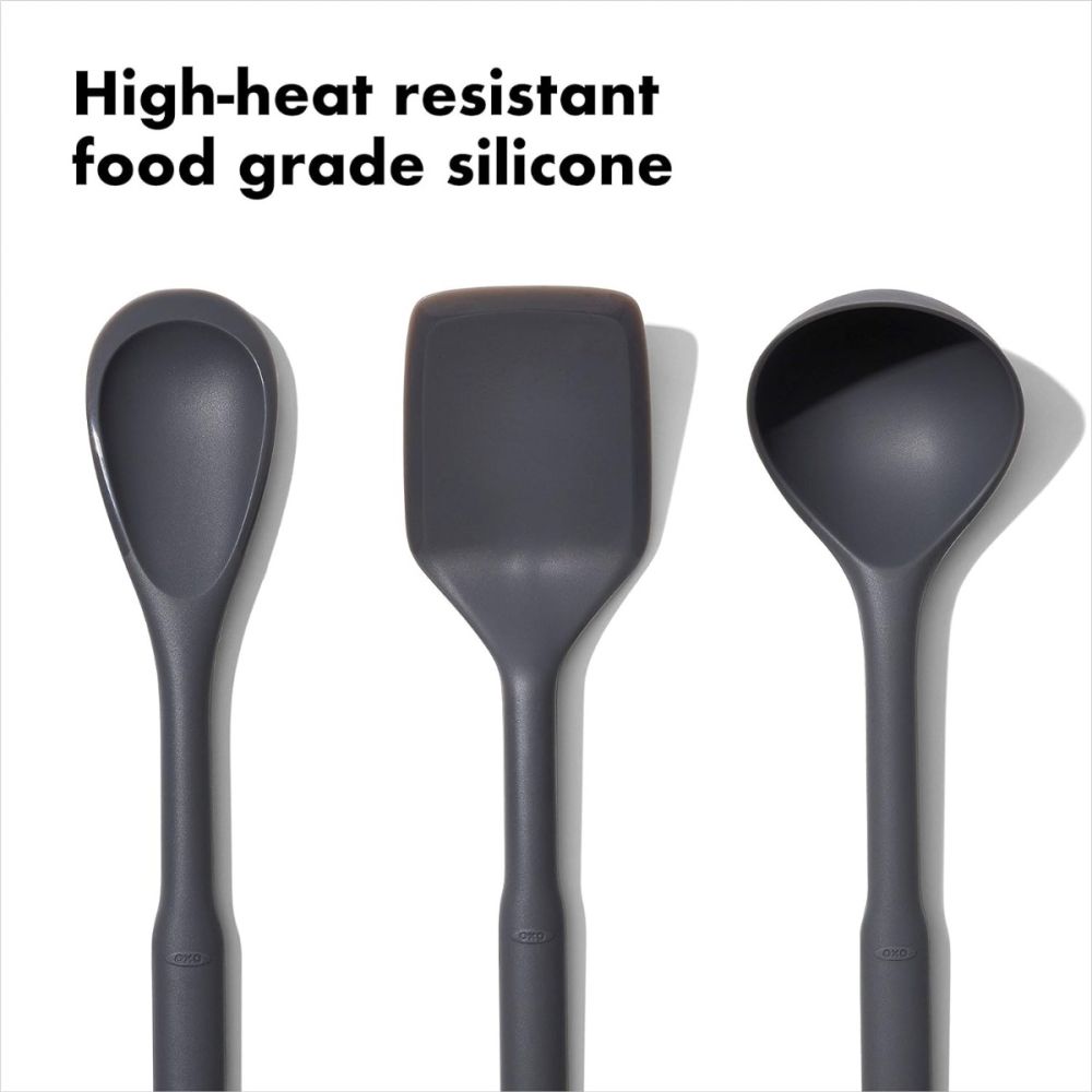 OXO Silicone 3-Piece Utensil Set - Thumbnail 4