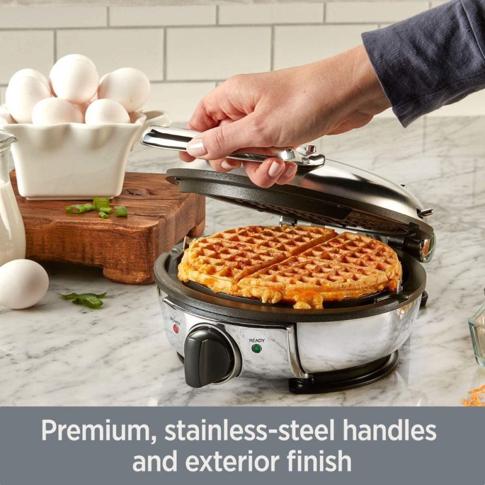 cuisinart round classic waffle maker instructions