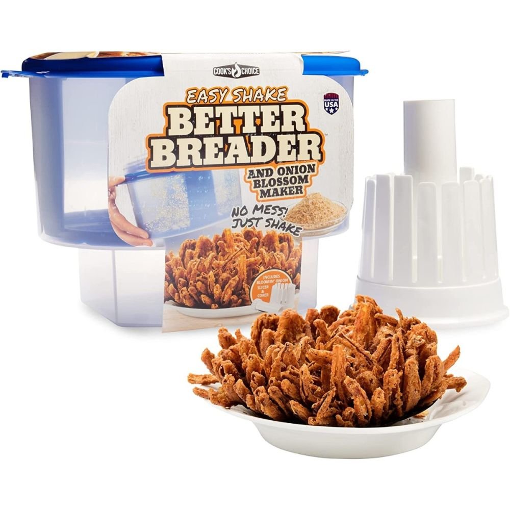 Original Breader Bowl with Onion Blossom Maker, Cook's Choice