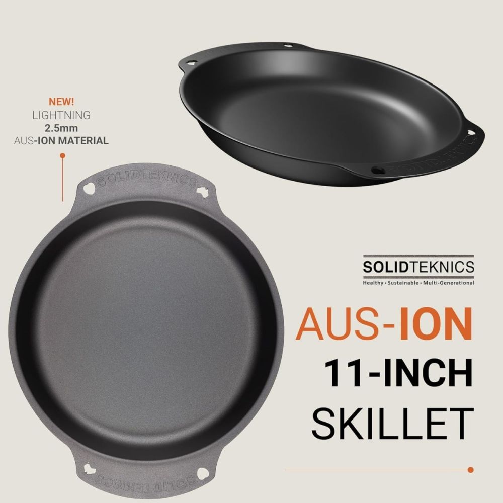 Solidteknics AUS-ION Lightning Oven-To-Table Dual Handle Pan - Thumbnail 3