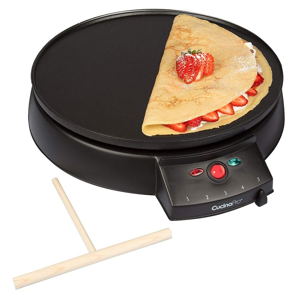 Mini Pancakes Maker Machine with Non Stick Plates, Small Pancake Griddle,  Ideal for Breakfast, Snacks, Desserts