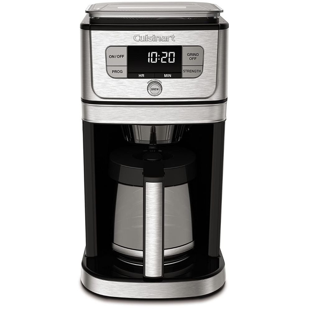 12-Cup Fully Automatic Burr Grind & Brew Coffeemaker with Glass Carafe, Cuisinart