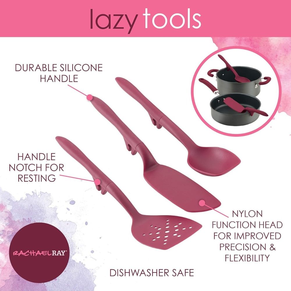 Rachael Ray 2-Piece Flexi Turner & Scraping Spoon Set - Thumbnail 3