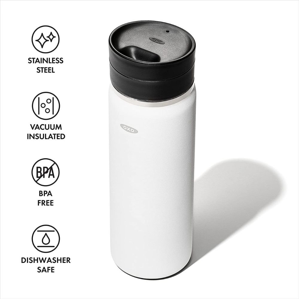 16oz Thermo Insulated Water Bottles Stainless Steel Travel Tumbler