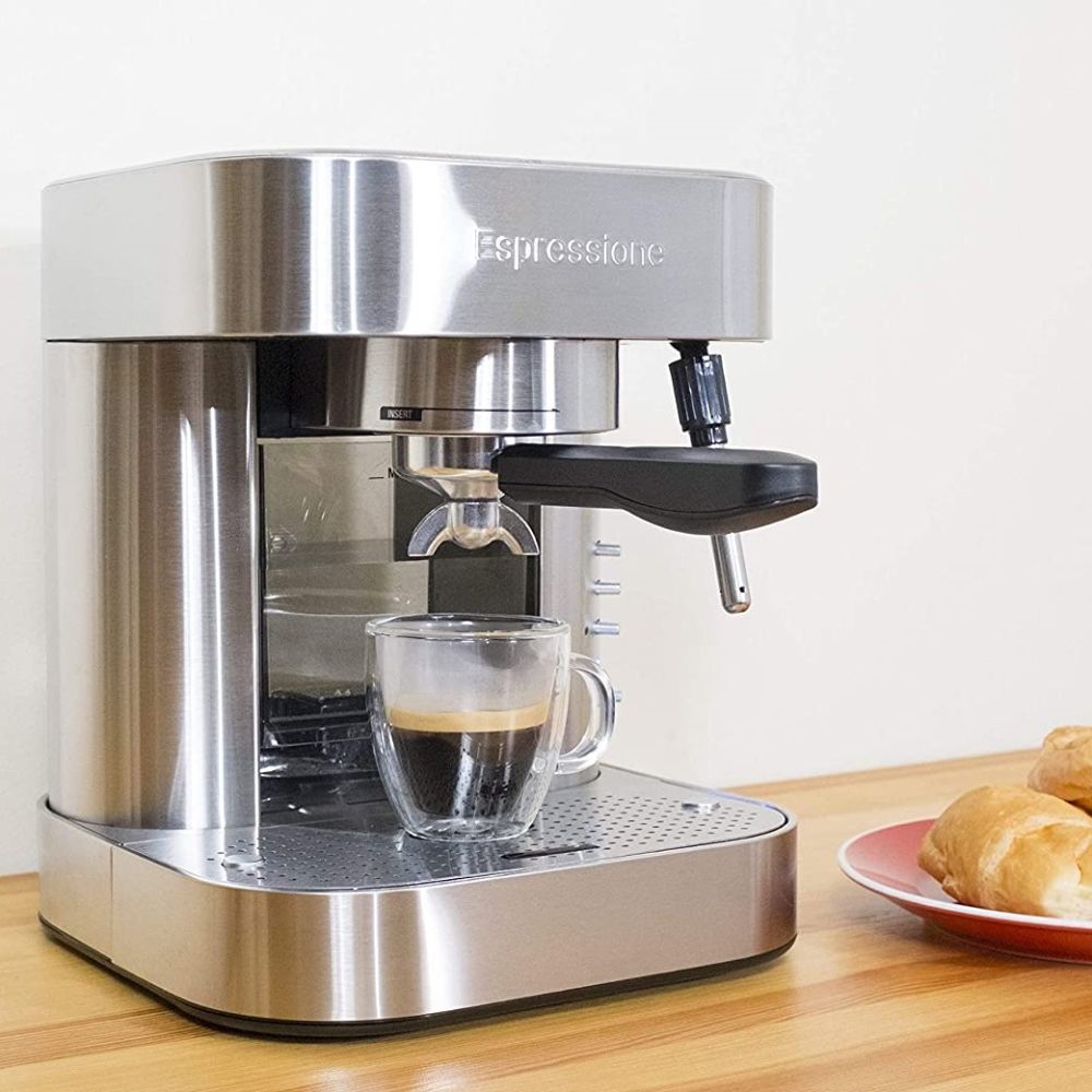 Espressione Automatic Pump Espresso Machine with Thermo Block | Stainless Steel